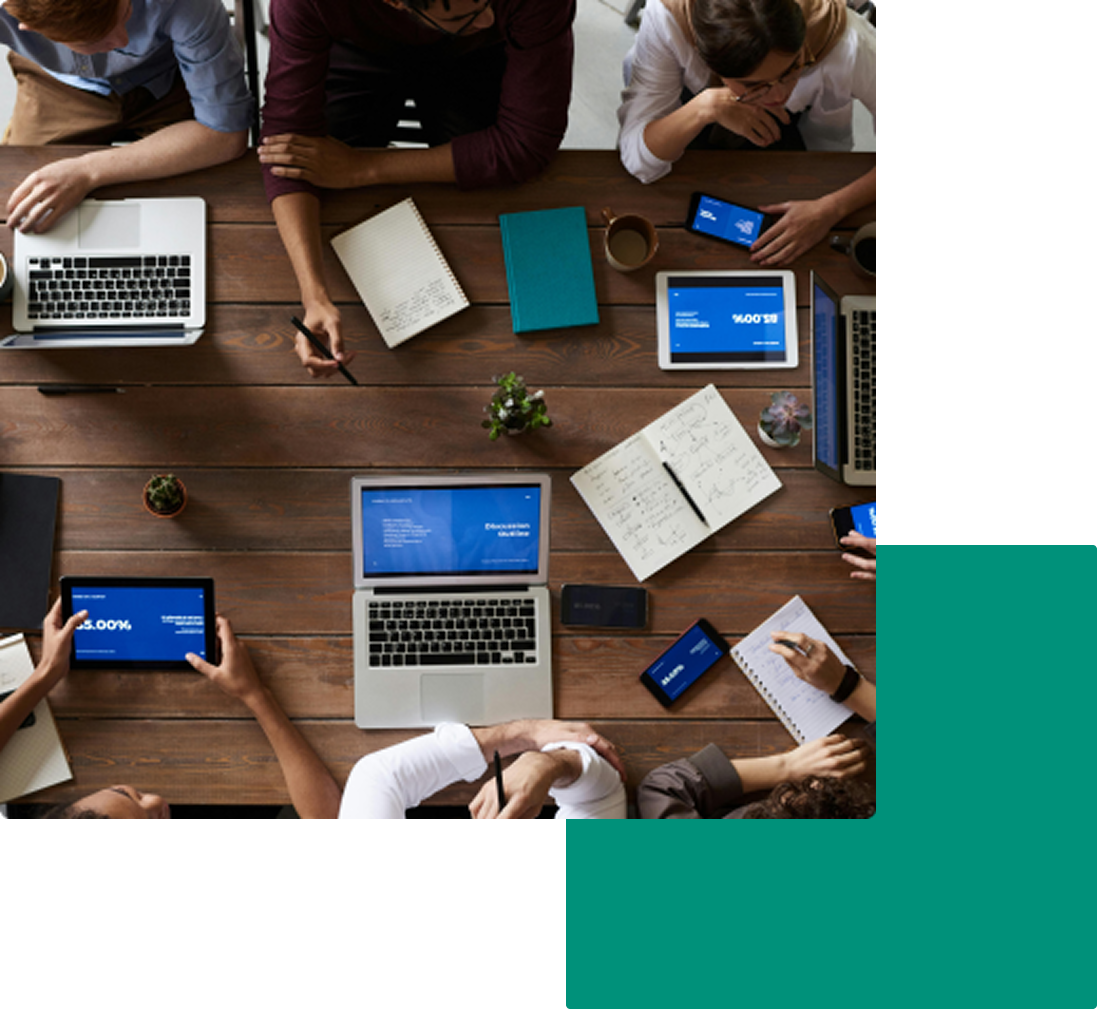 Team working together